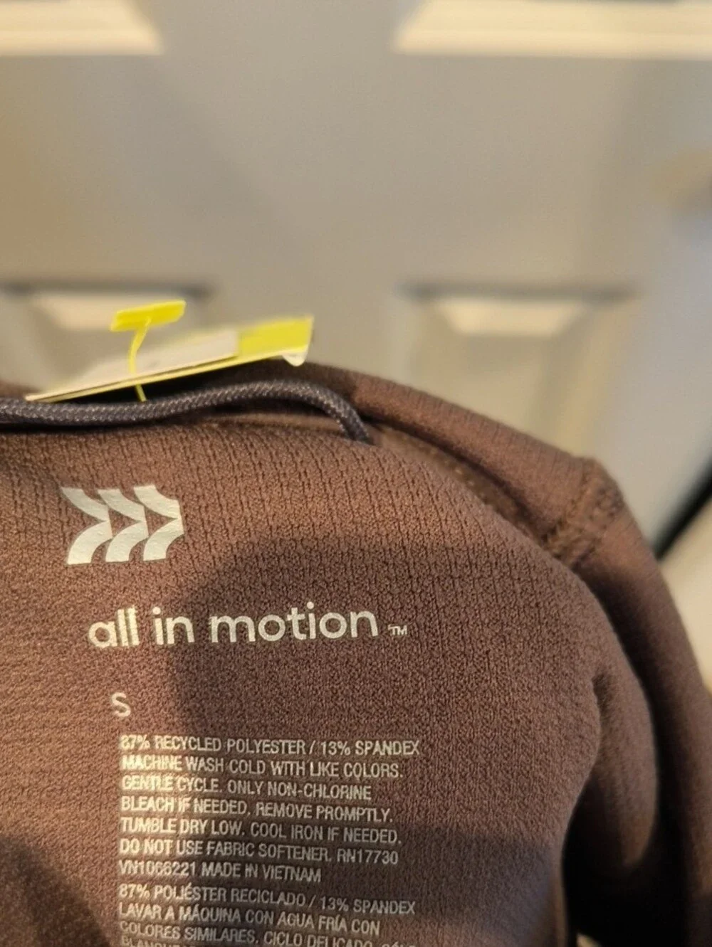 all in motion Men's Brown Hooded Pullover - Picture 2 of 4